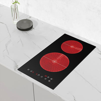 Portable Touch Control Ceramic Hob 230V  Double Burner Invisible