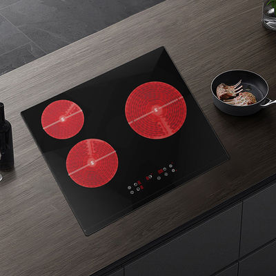 Copper Coil Touch Electric Hob , Electric Stove Induction Cooktop 4200W