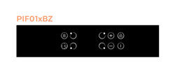 Power Setting Touch Control Ceramic Hob Cooker Vertical   4 Ring Electric