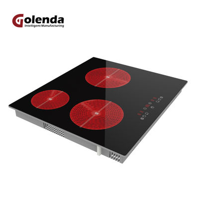 High Thermal  Touch Control Ceramic Hob Cooktop Reinforced 3 Element